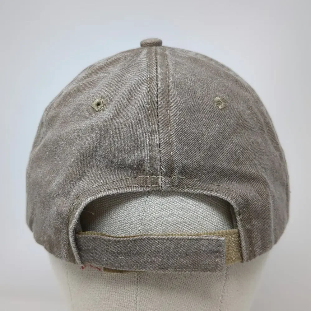 BJR Classic Headwear Baseball Cap Brown One Size Ocean View DE Nautical Flag Hat